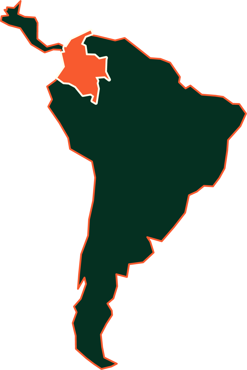 Carte du pays avec la région mise en avant