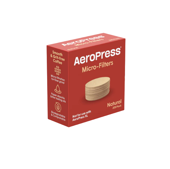 AEROPRESS - pack of 200 natural filters for Aeropress Original