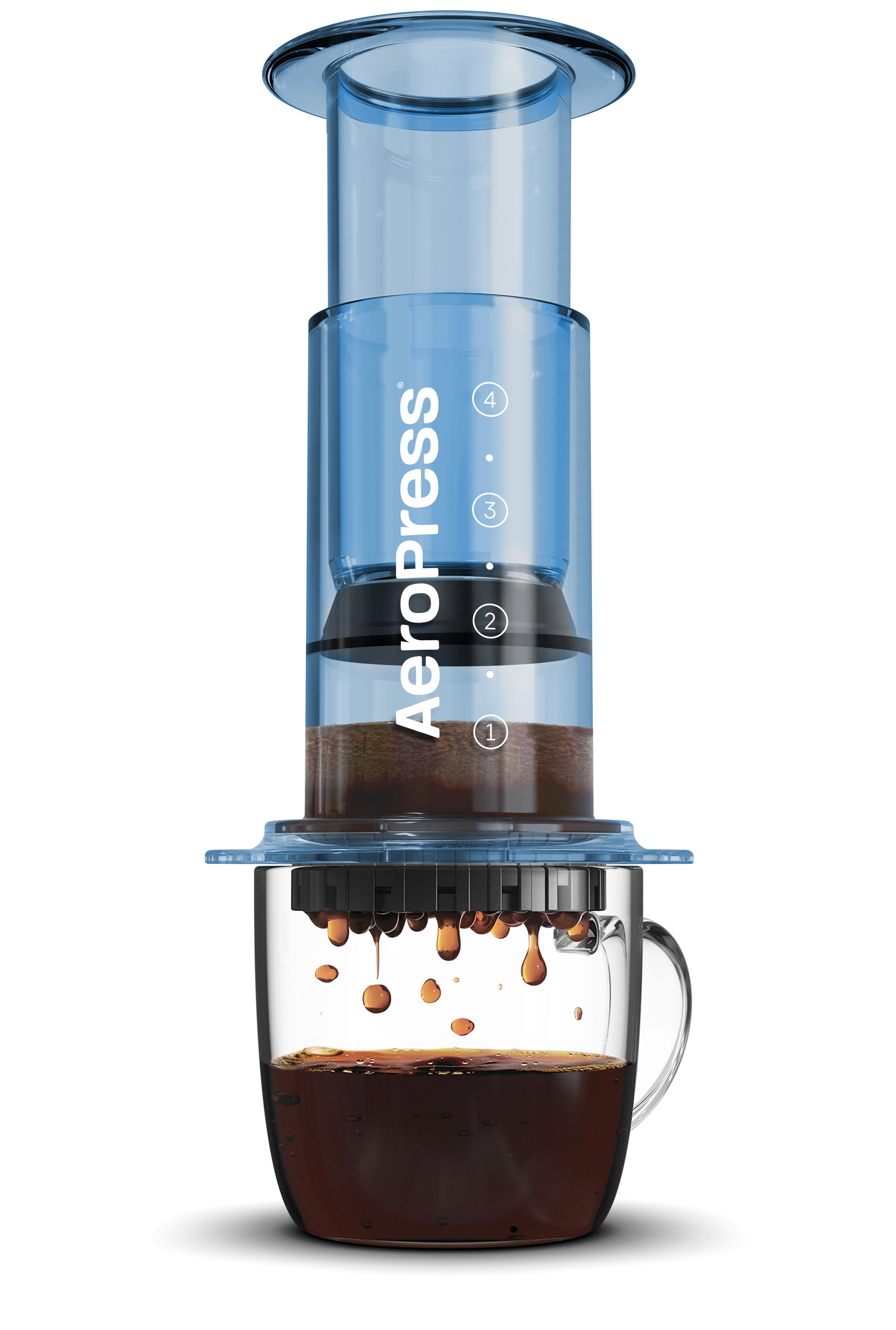 Aéropress - Coffee Maker Clear Blue NEW!