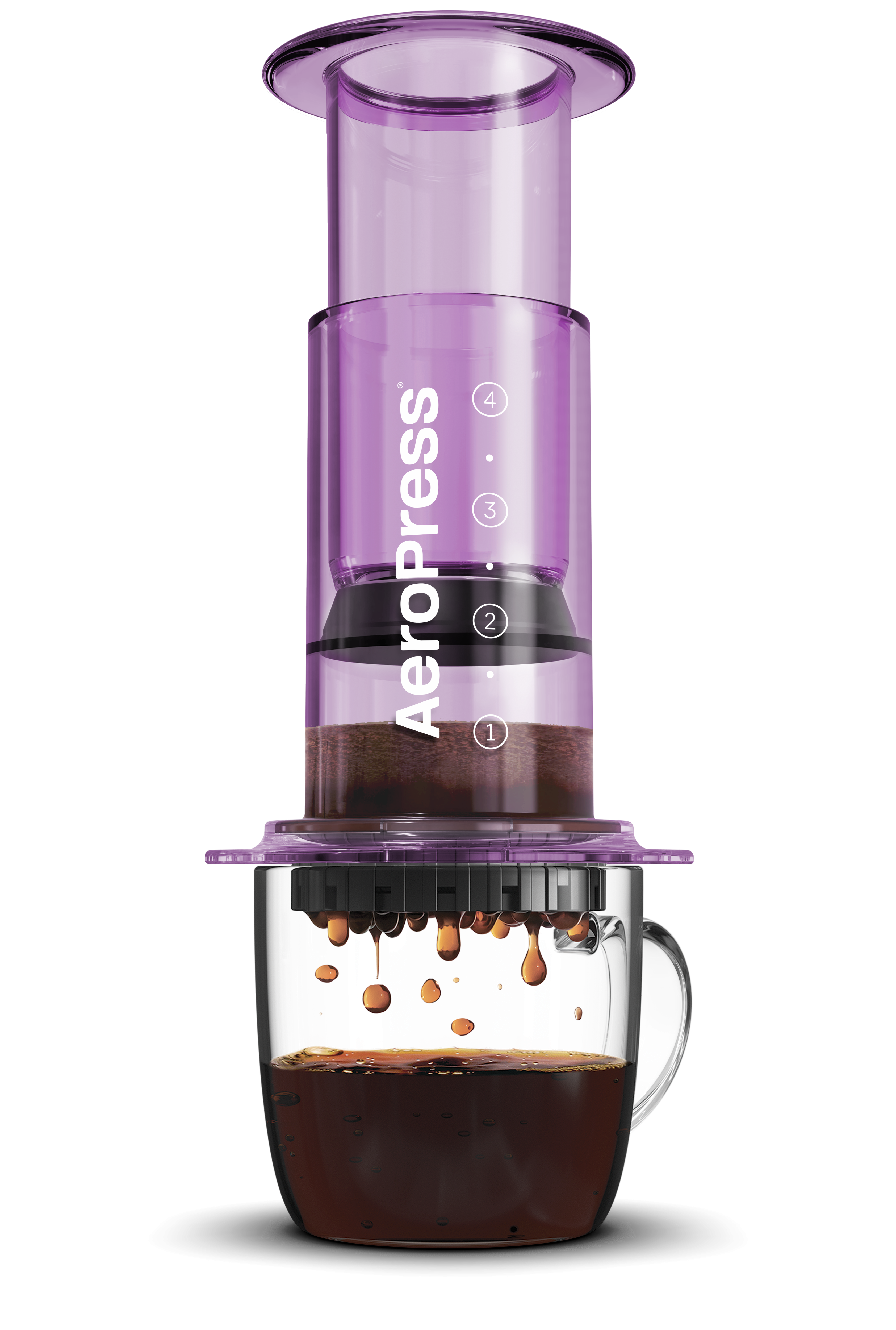 AEROPRESS - Coffee Maker Clear Purple NEW!