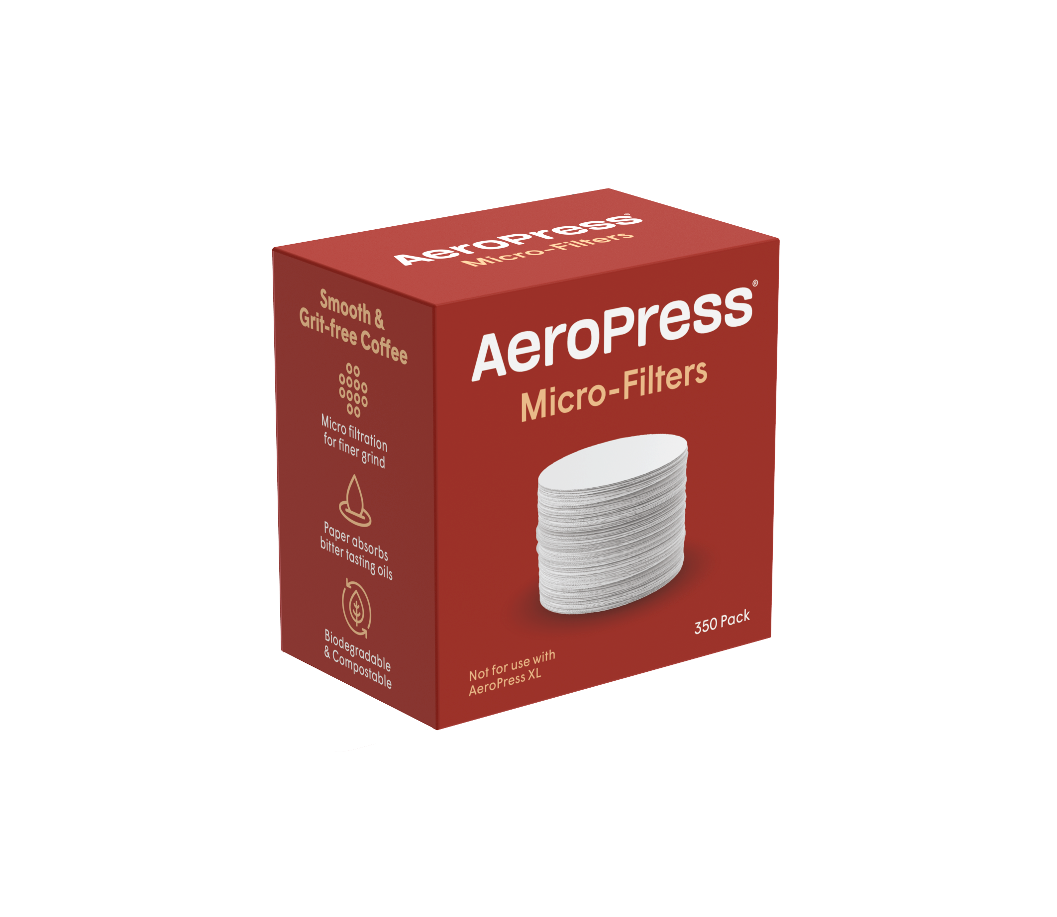 AEROPRESS - pack de 350 filtres blancs pour Aeropress Original