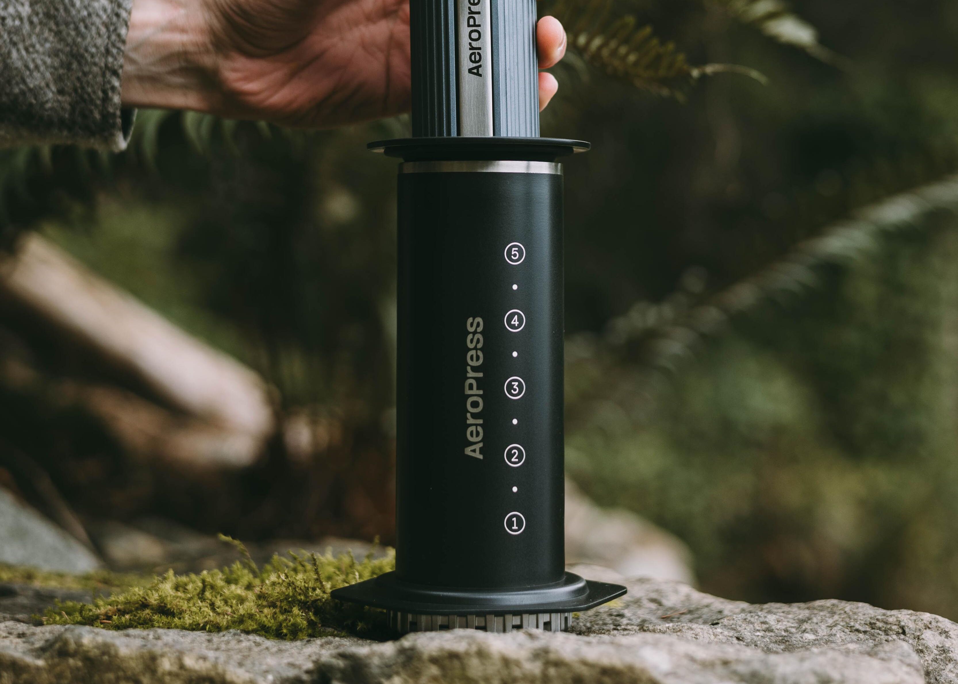 AEROPRESS - Cafetière Stainless steel Noir