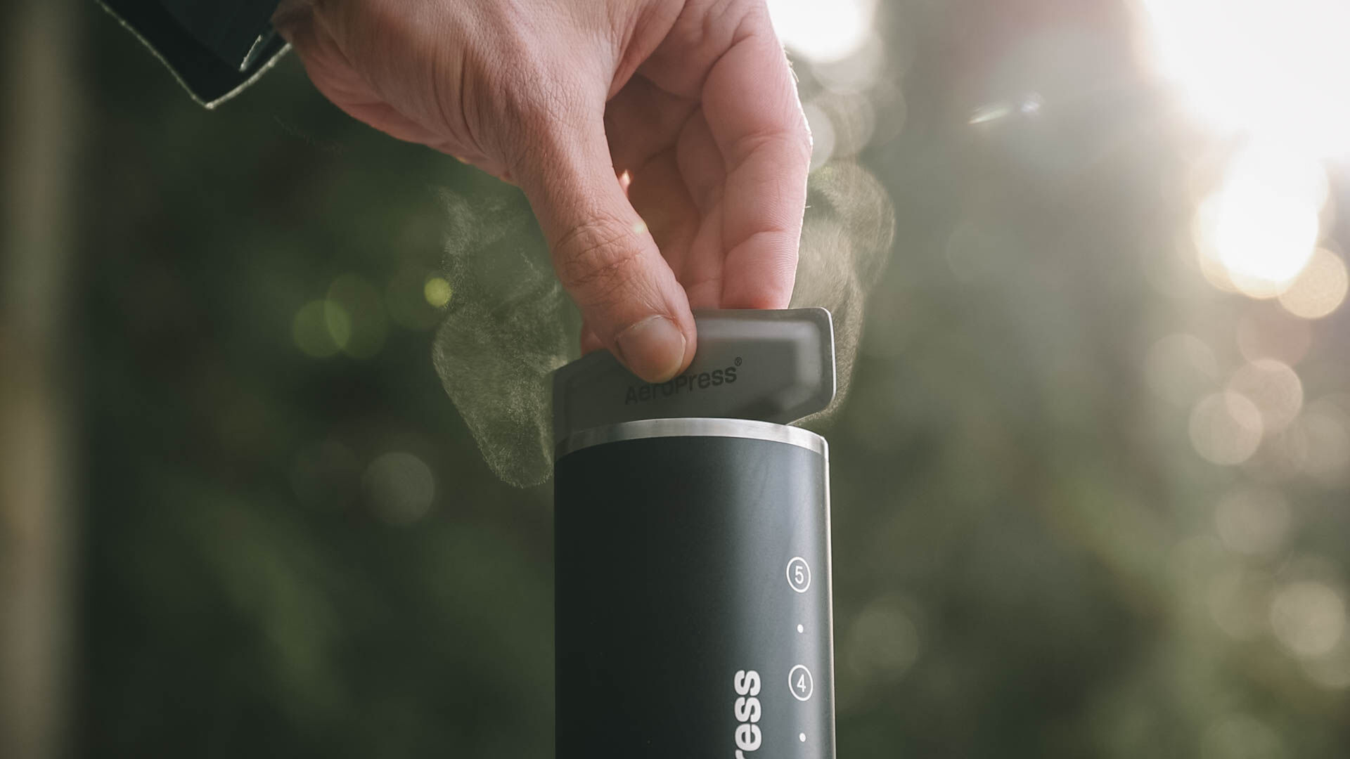 AEROPRESS - Cafetière Stainless steel Noir
