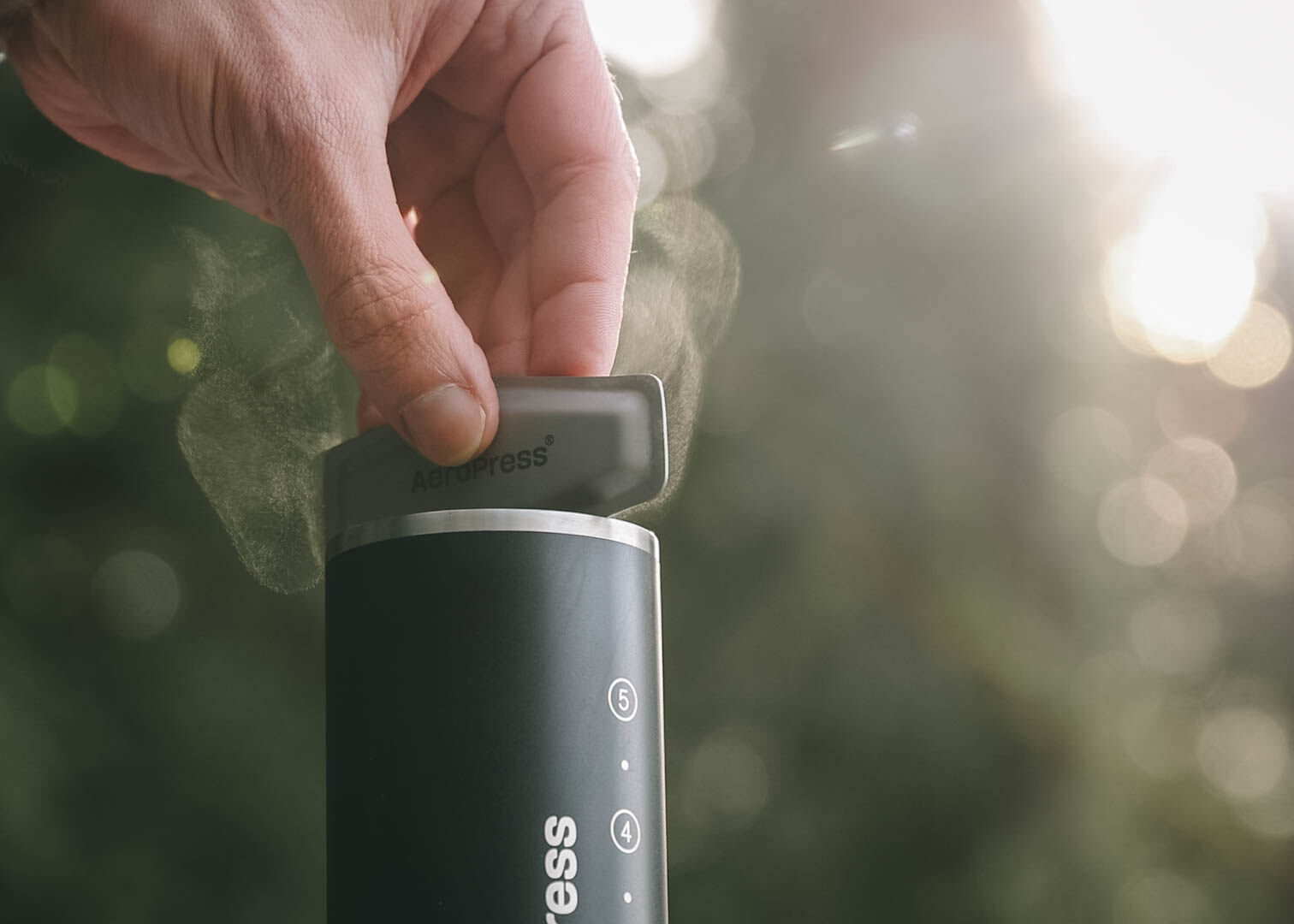 AEROPRESS - Cafetière Stainless steel Noir