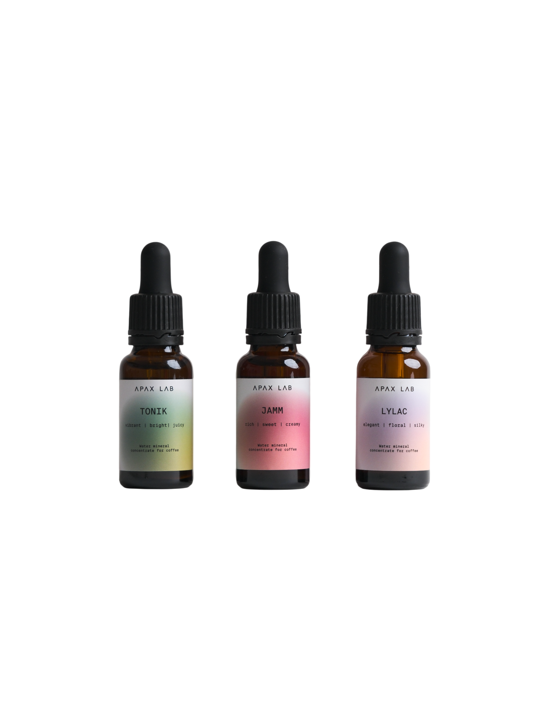 APAX LAB - Kit de 3 fioles de concentrés de minéraux 3X20ml