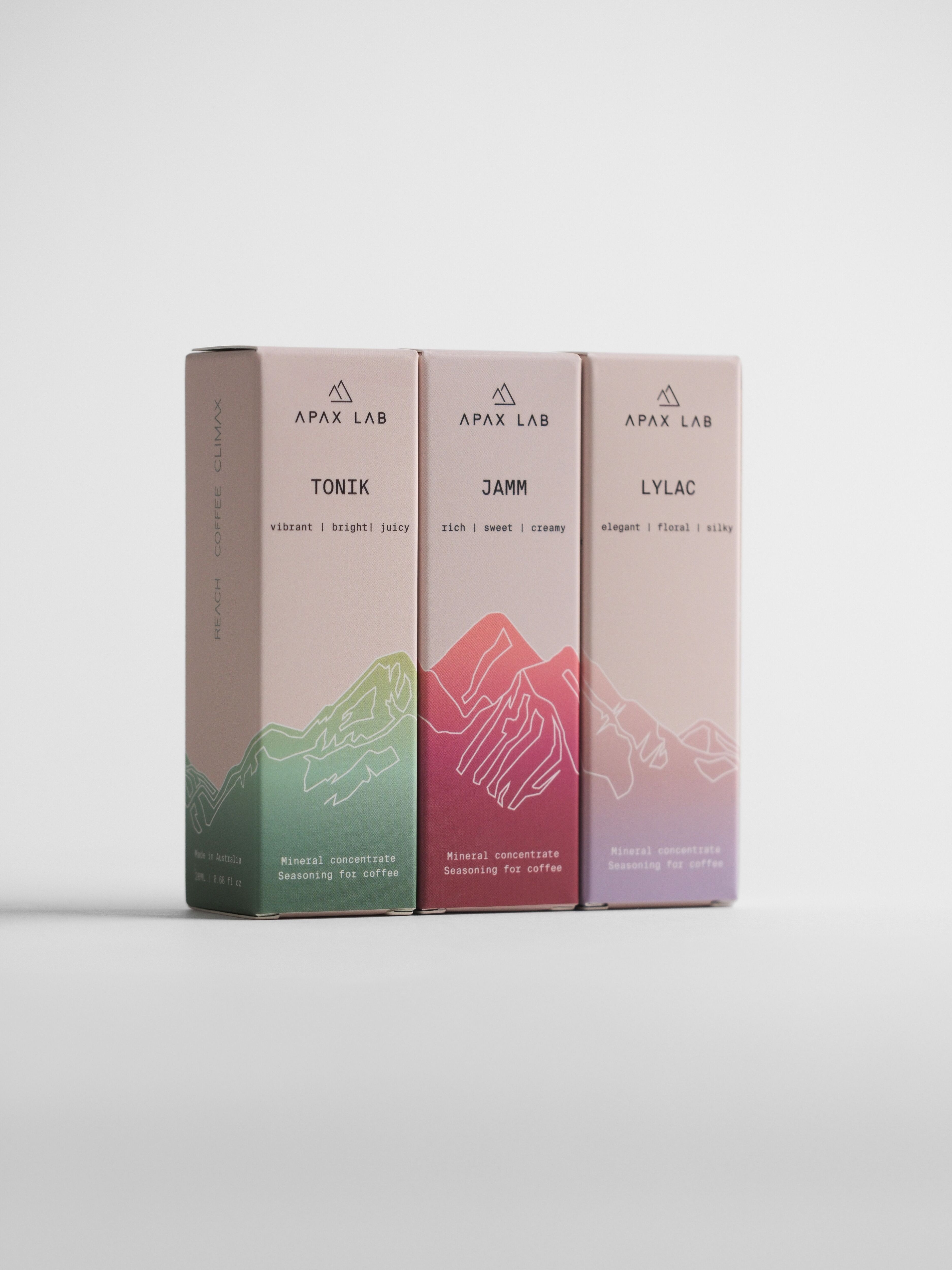 APAX LAB - Kit de 3 fioles de concentrés de minéraux 3X20ml