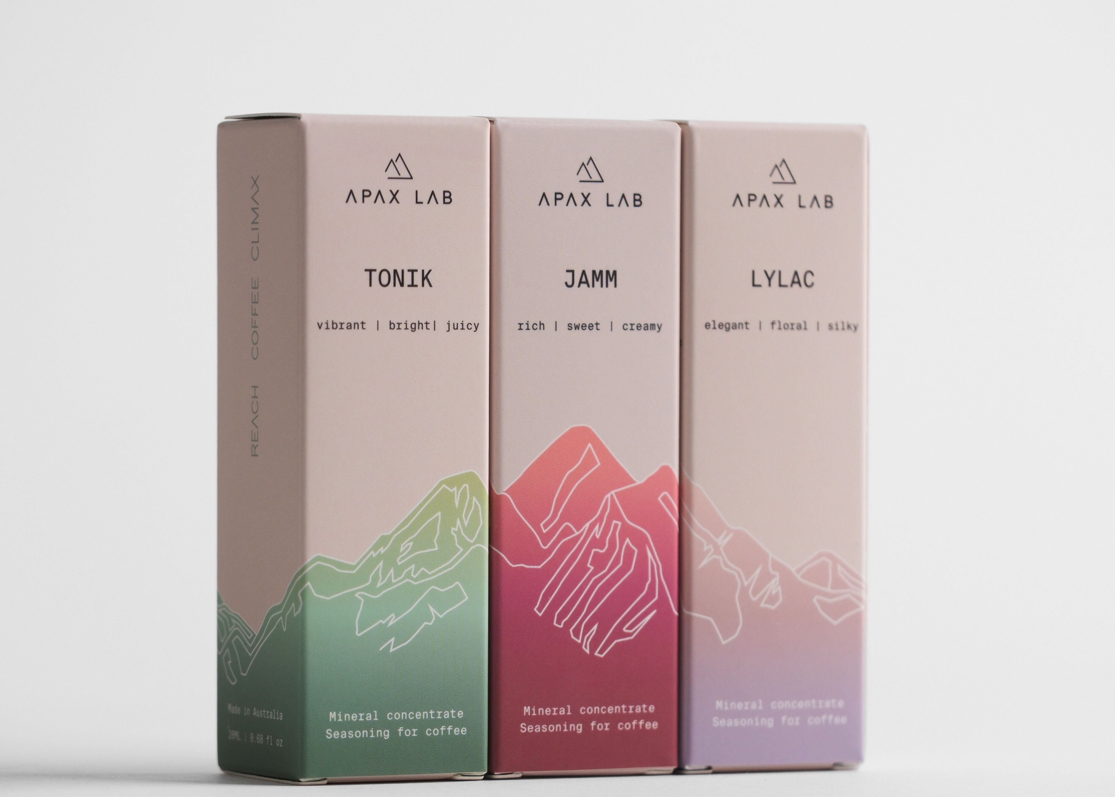 APAX LAB - Kit de 3 fioles de concentrés de minéraux 3X20ml