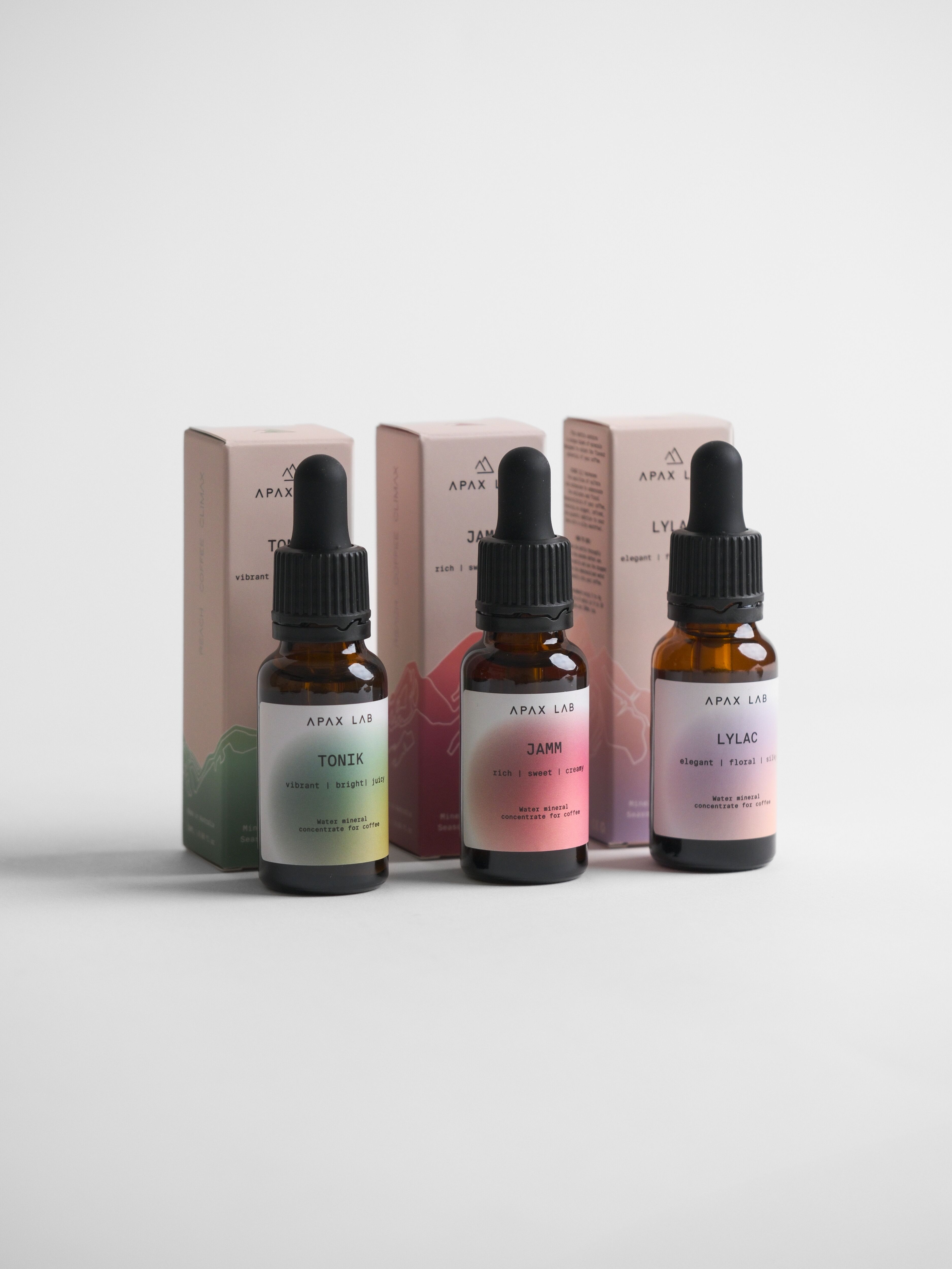 APAX LAB - Kit de 3 fioles de concentrés de minéraux 3X20ml