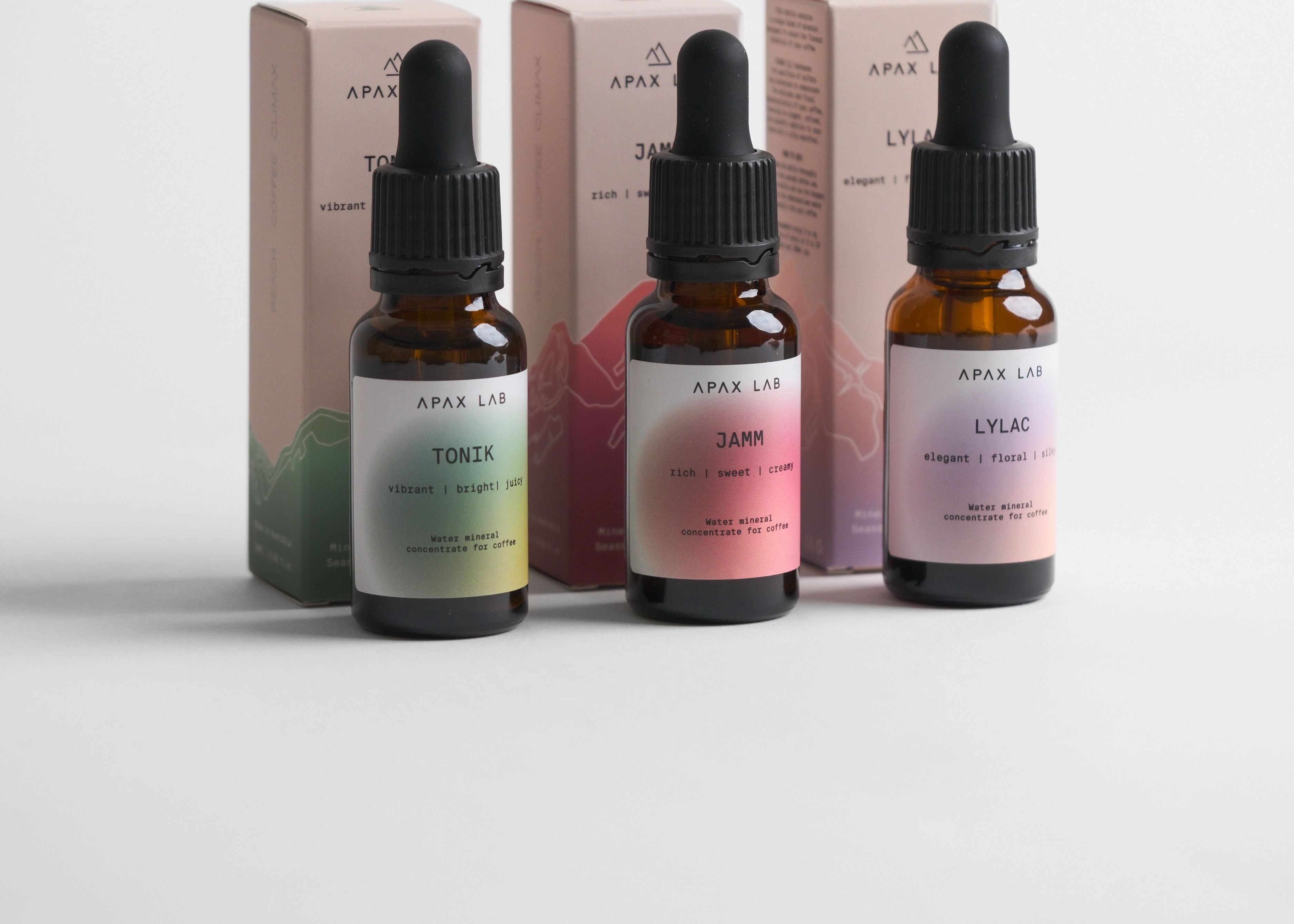 APAX LAB - Kit de 3 fioles de concentrés de minéraux 3X20ml