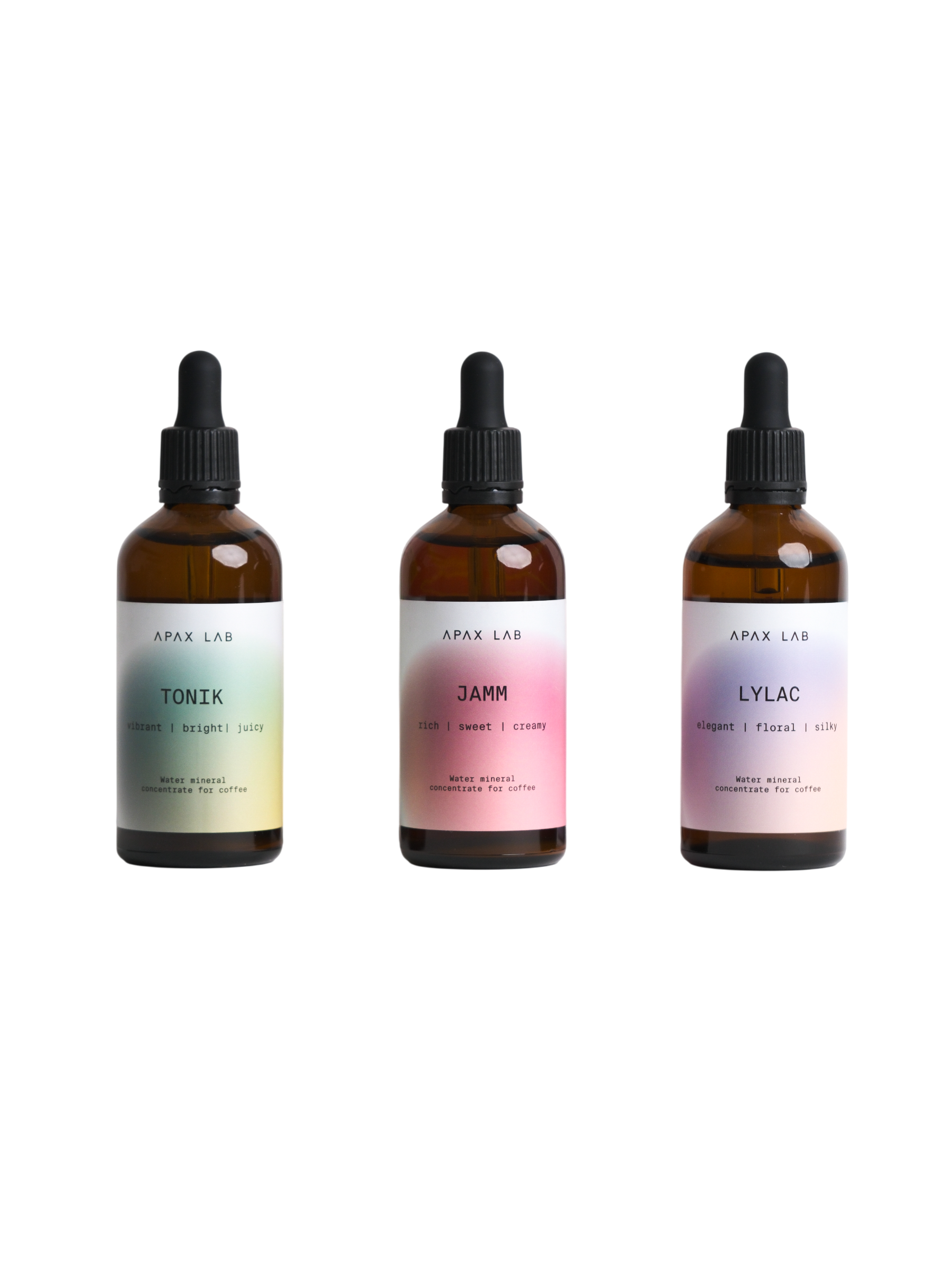 APAX LAB - Kit de 3 fioles de concentrés de minéraux 3X100ml