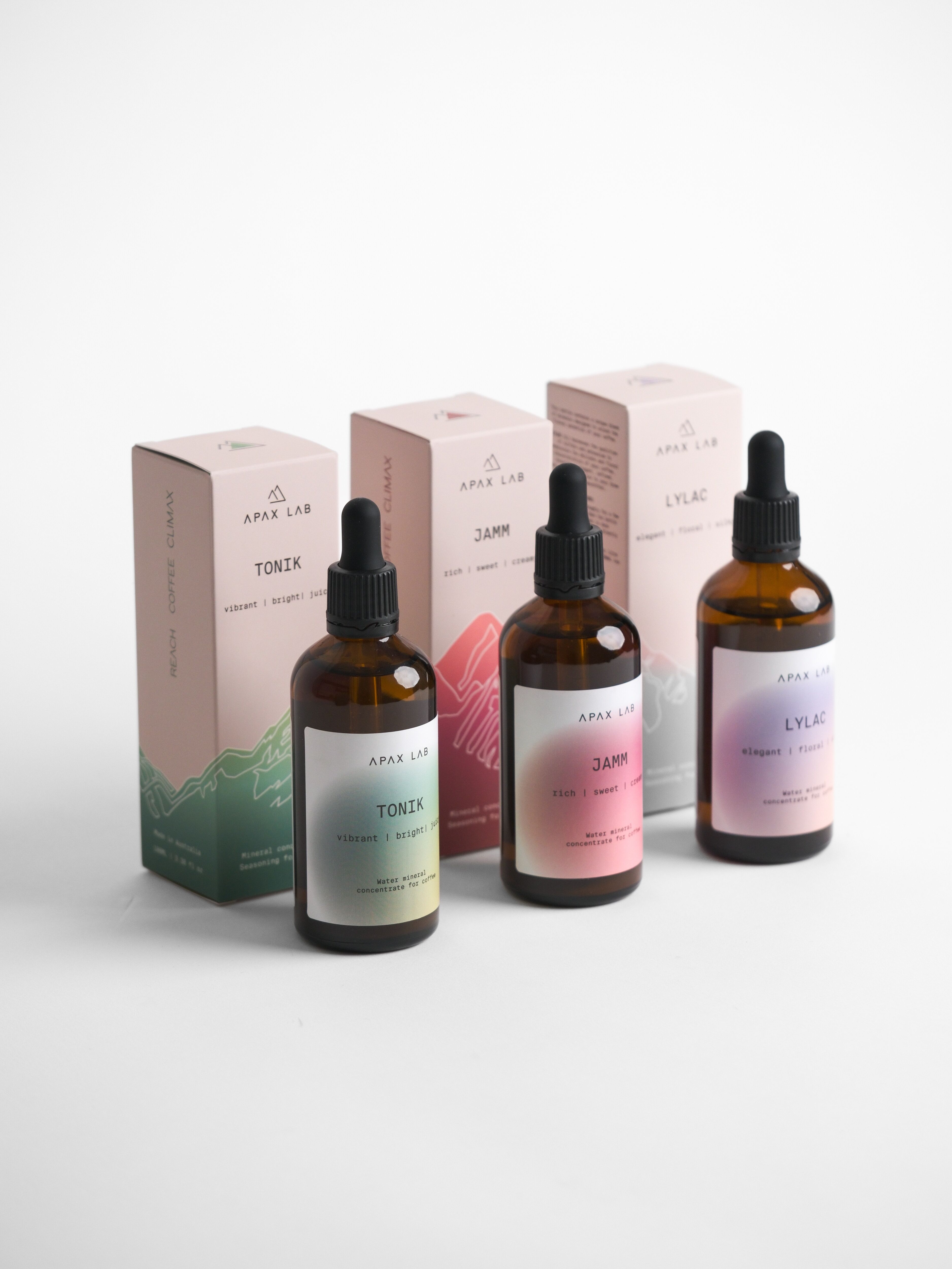 APAX LAB - Kit de 3 fioles de concentrés de minéraux 3X100ml