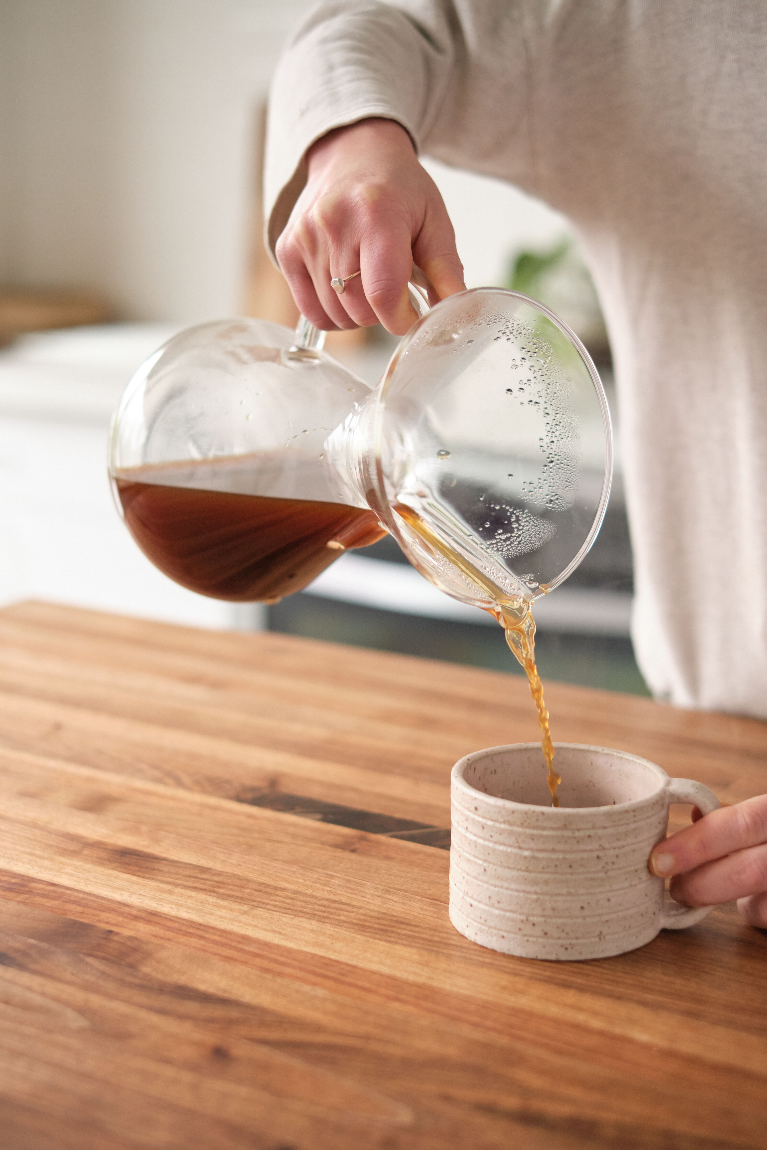 Cafetière Chemex avec poignée