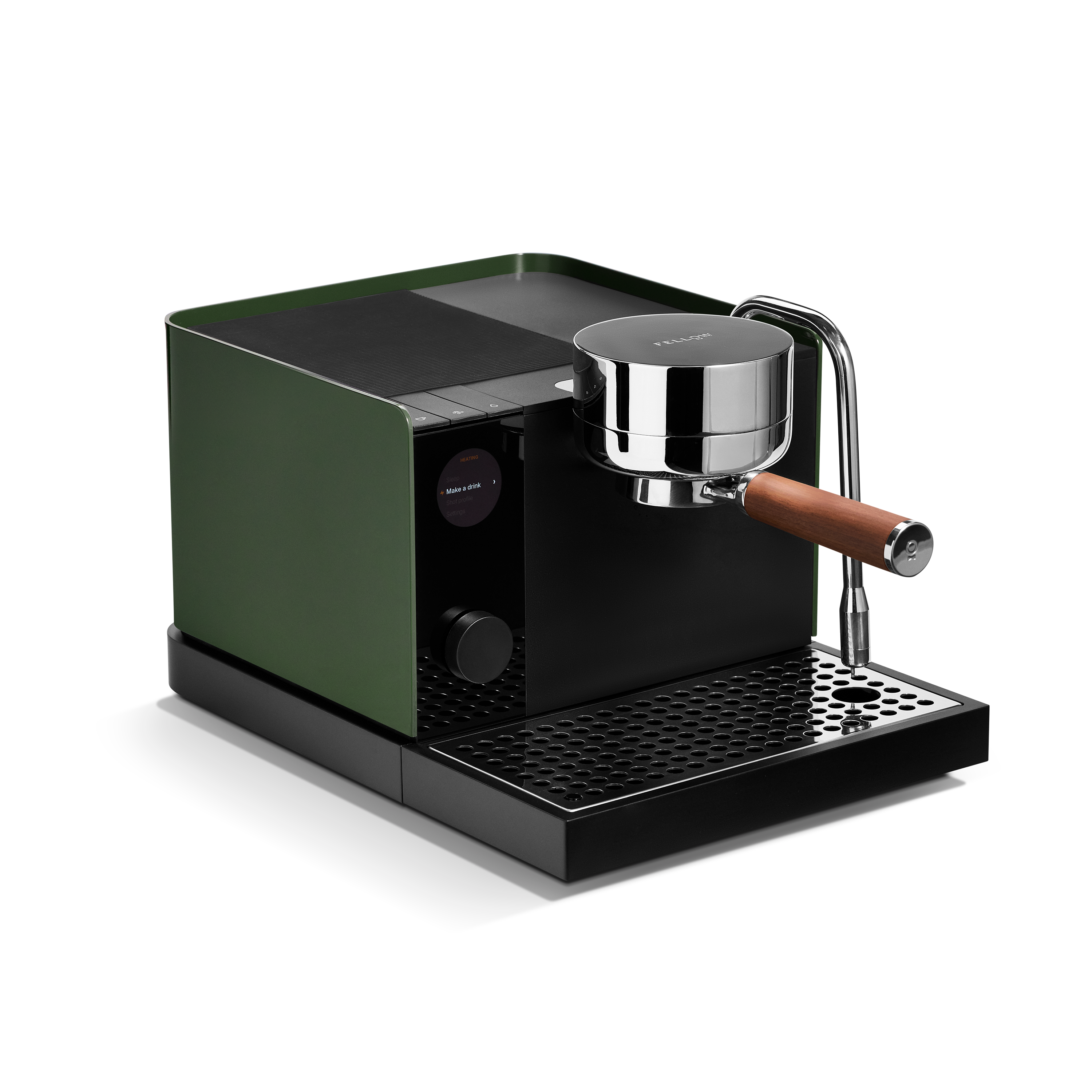FELLOW - Machine espresso Series 1 Vert Woodland + Walnut NEW!