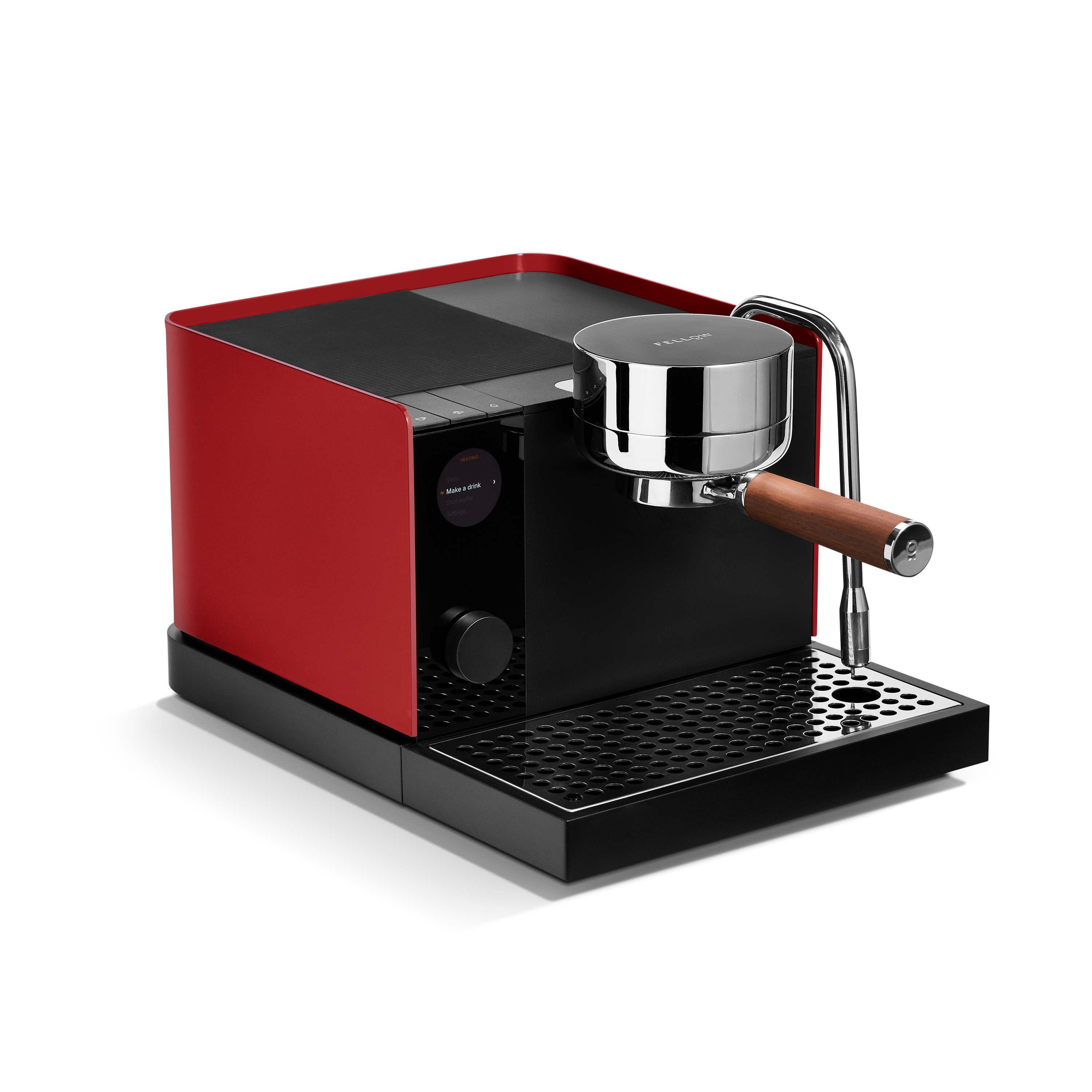 FELLOW - Machine espresso Series 1 Rouge Cherry + Walnut NEW!