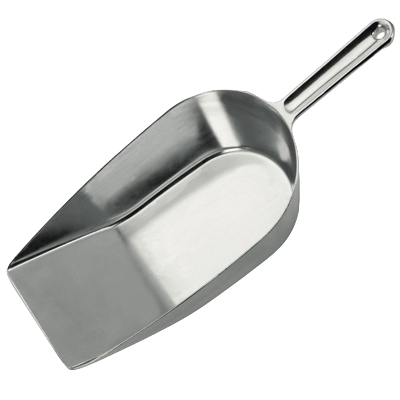 Pelle à Grain Ronde Aluminium Horizont 1,6 Kg – Robuste, Alimentaire, Idéale Écurie & Ferme