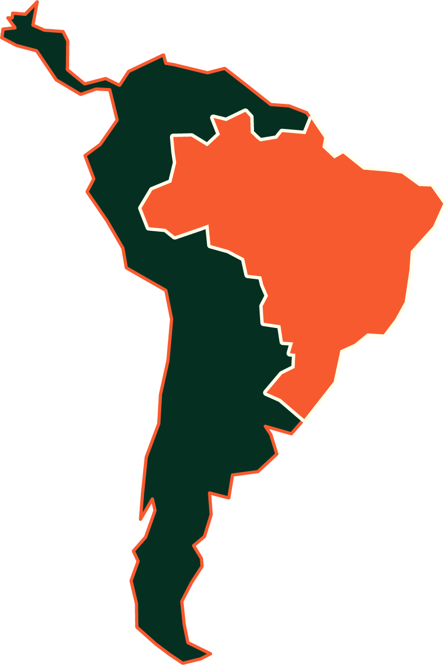 Carte du pays avec la région mise en avant