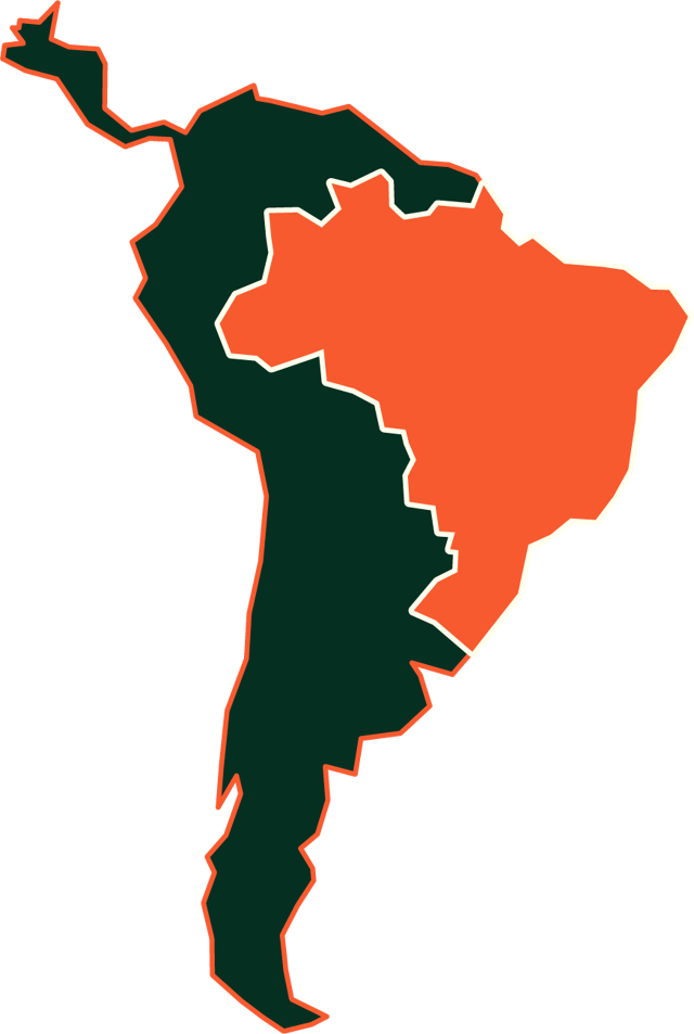 Carte du pays avec la région mise en avant